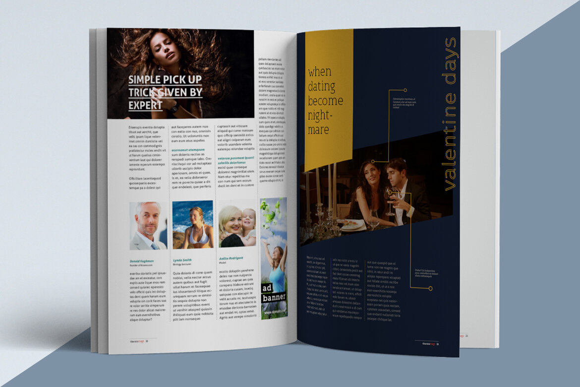 Free Magazine Template - view 14