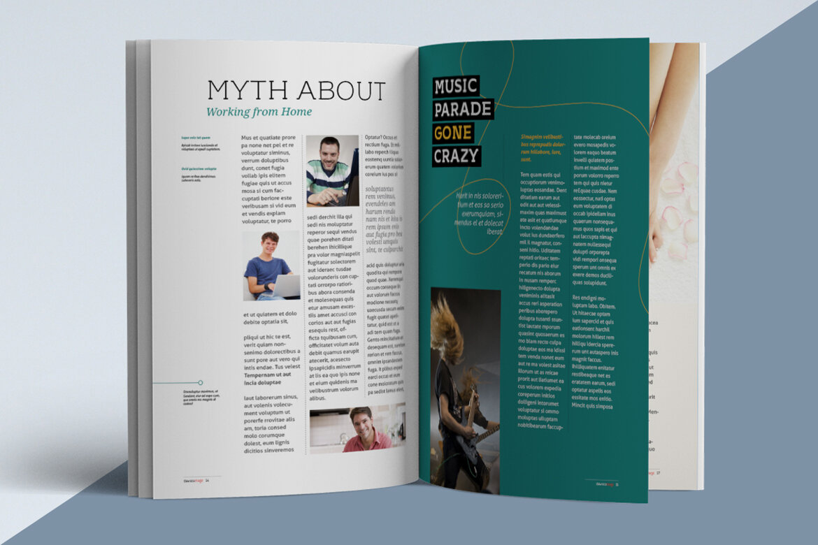 Free Magazine Template - view 11