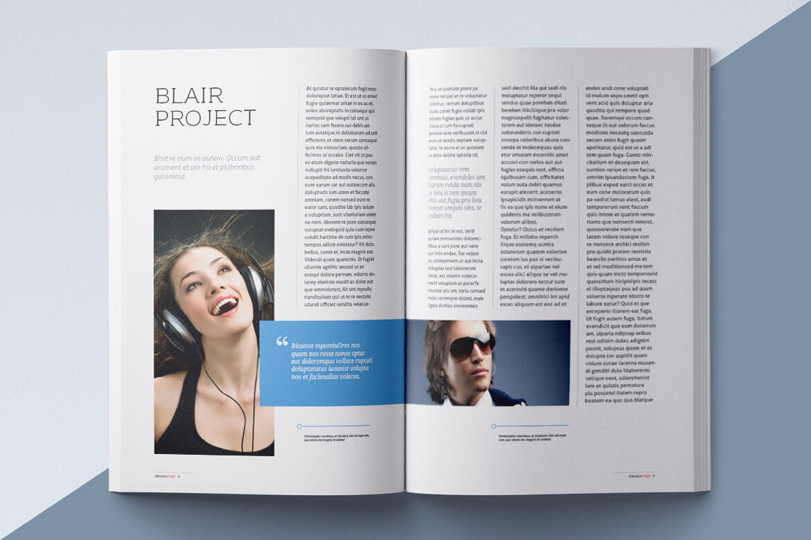 Free Magazine Template - view 4