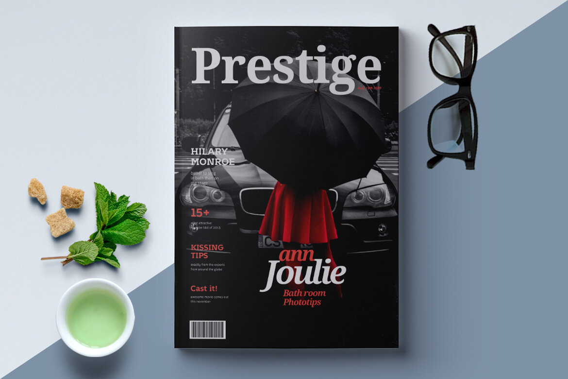 Free Magazine Template alternate