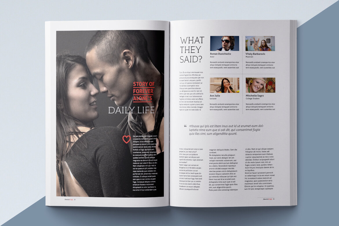 Free Magazine Template - view 7