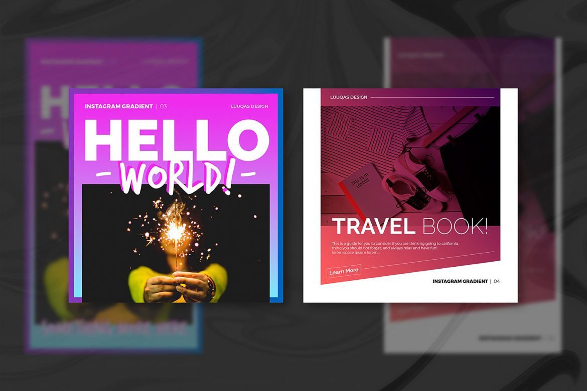 Gradient Social Media Pack - view 10