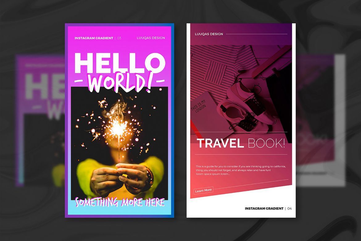 Gradient Social Media Pack - view 3