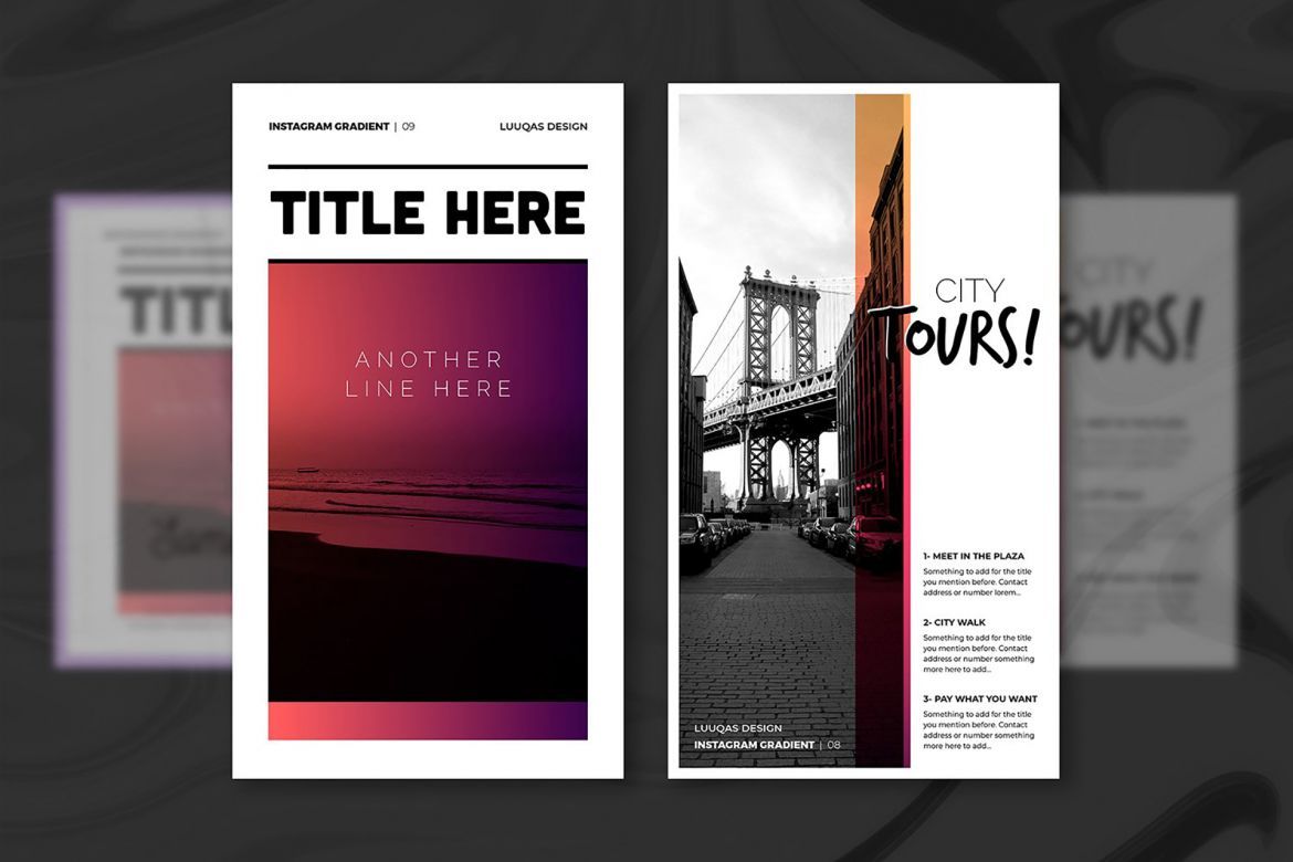 Gradient Social Media Pack - view 6