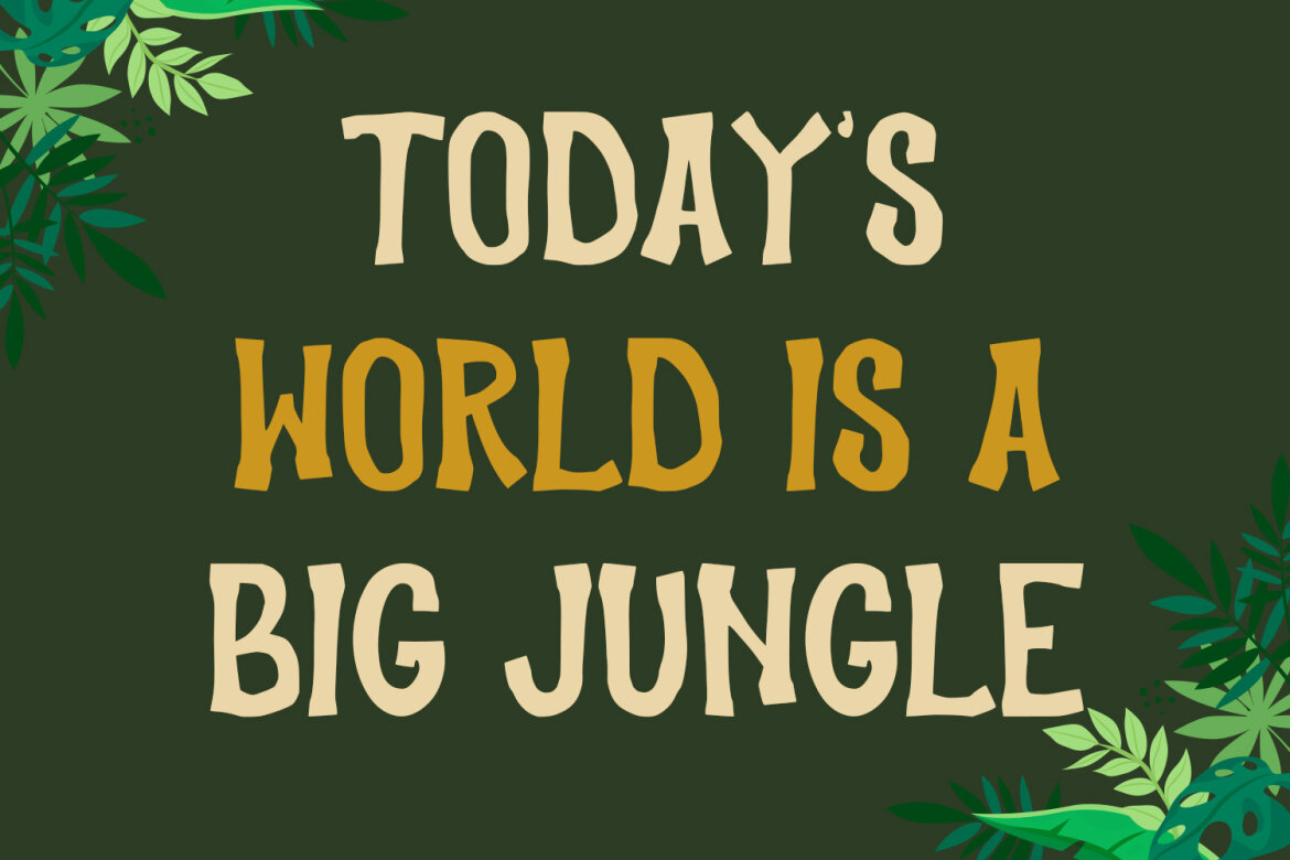 Jungle Hype Display FREE Font alternate