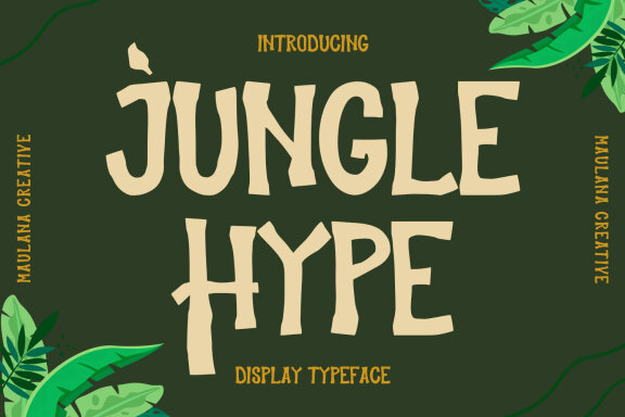 Jungle Hype Display FREE Font