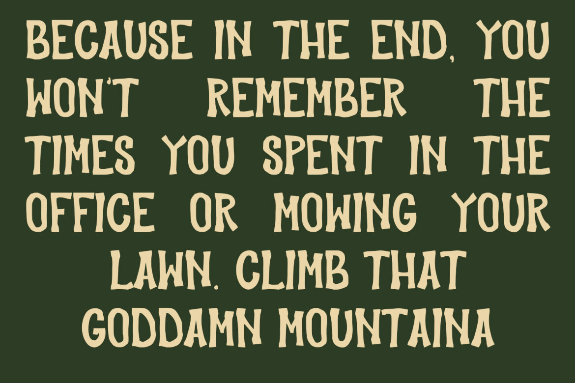 Jungle Hype Display FREE Font - view 3