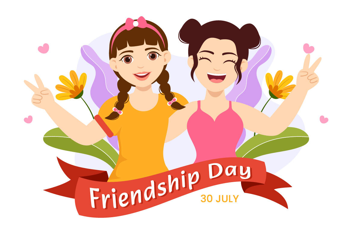 14 Happy Friendship Day FREE Illustrations alternate
