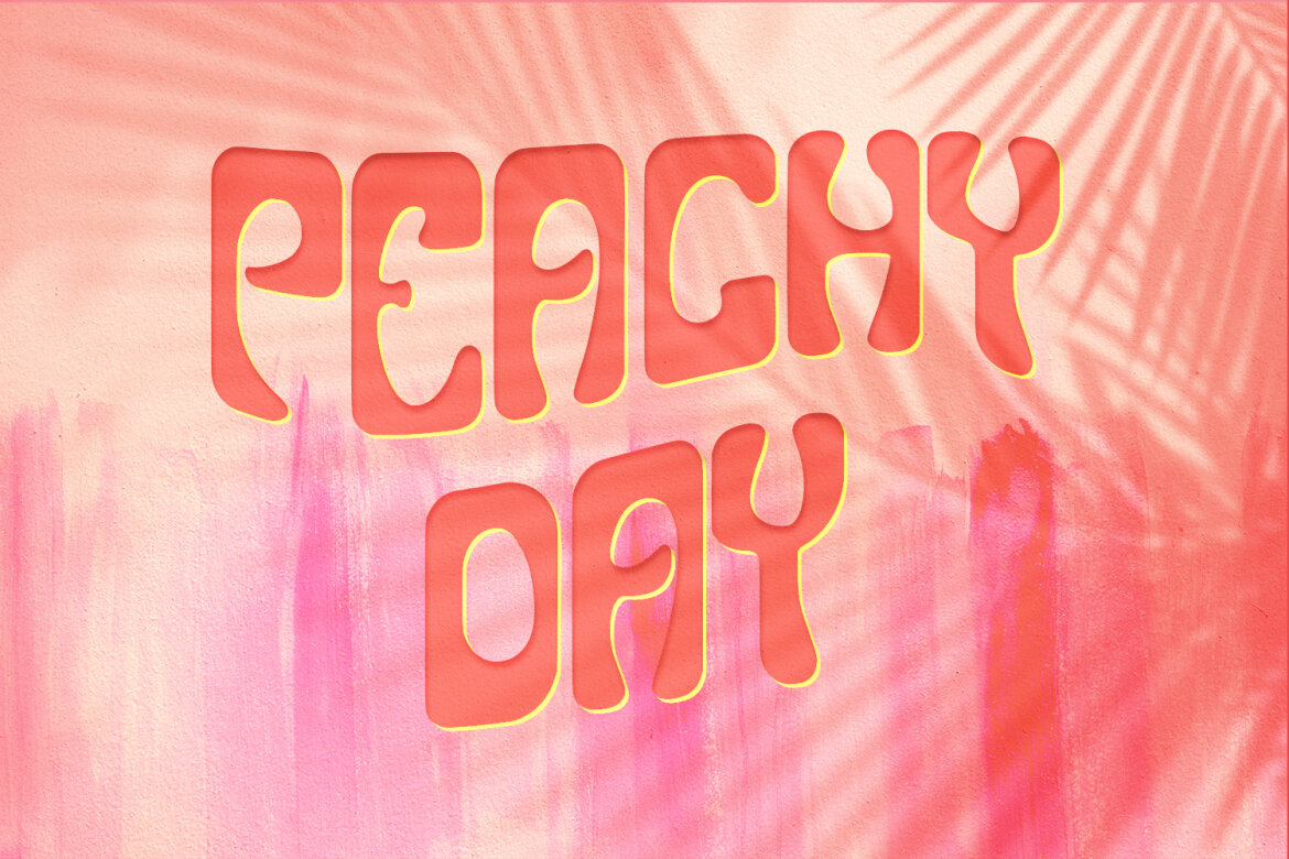 Nanncie Fancy Groovy FREE Font - view 6