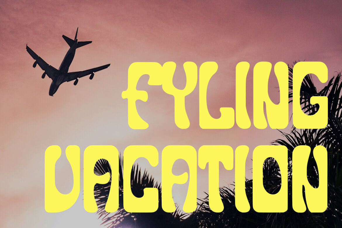 Nanncie Fancy Groovy FREE Font - view 4