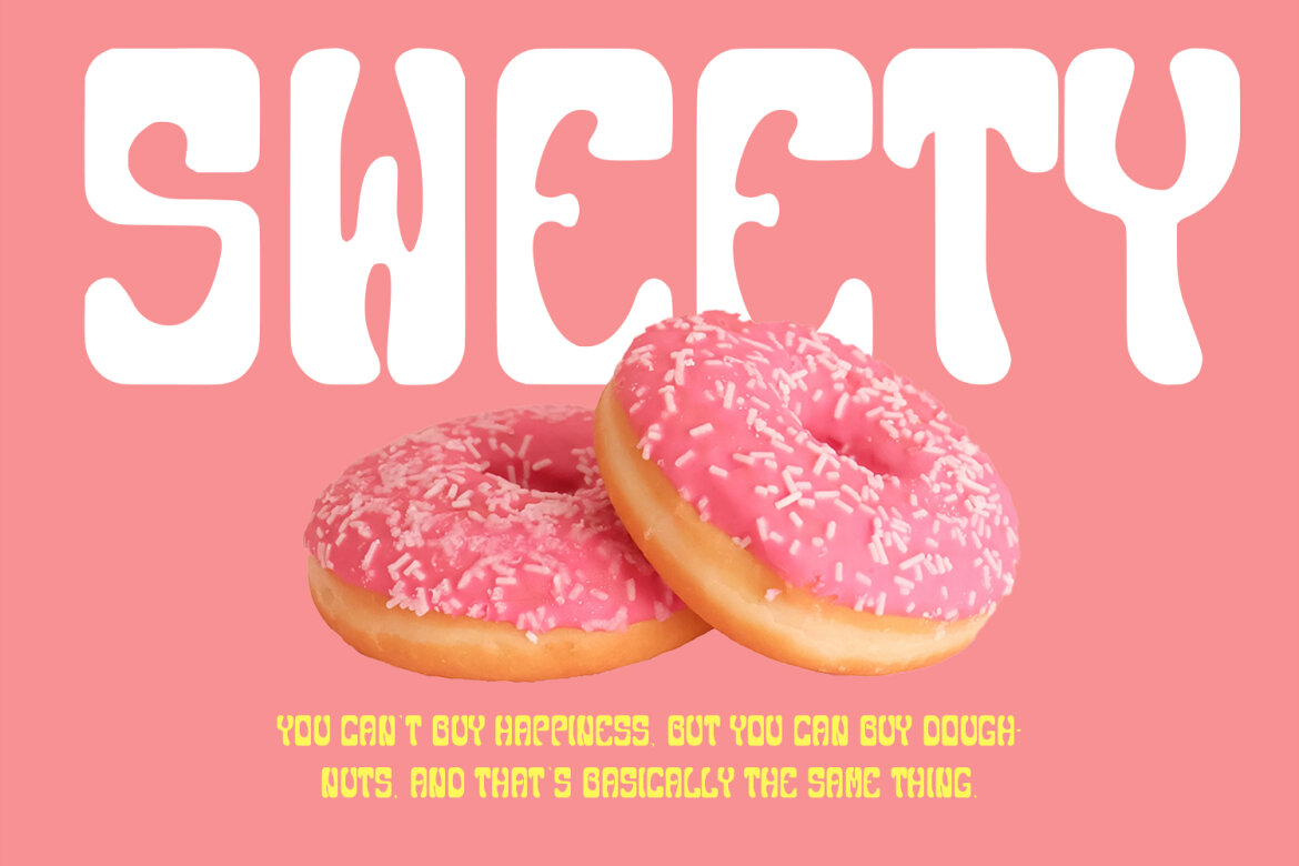 Nanncie Fancy Groovy FREE Font - view 3