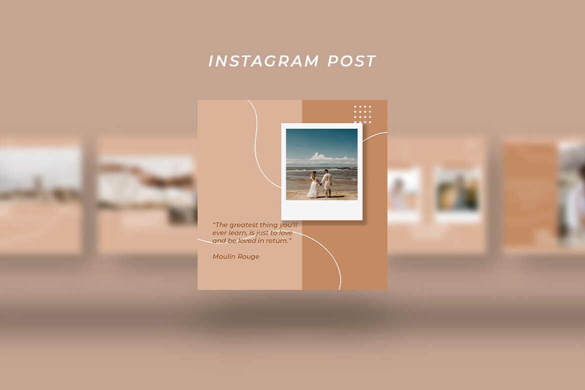 Wedding Photography - Free Instagram Post Templates - view 4