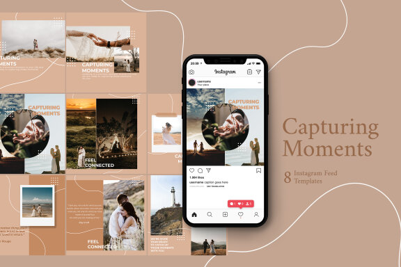 Wedding Photography - Free Instagram Post Templates