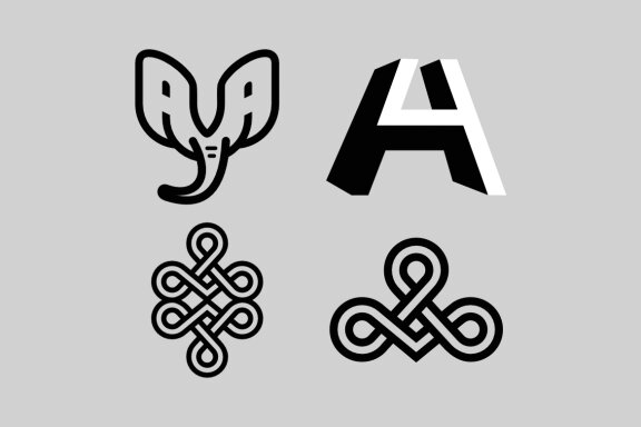 AA elephant 4H owl drop - Free Logo Shapes