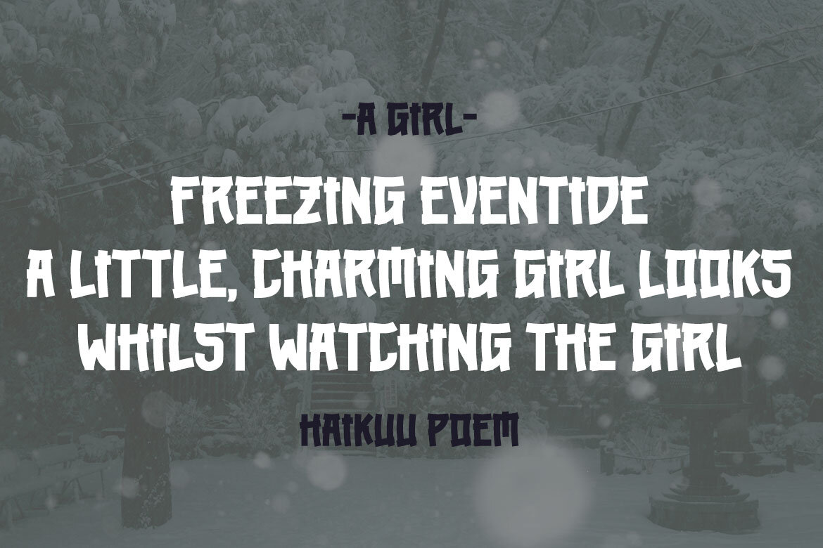 MAREKA - Free Japanese Font - view 5