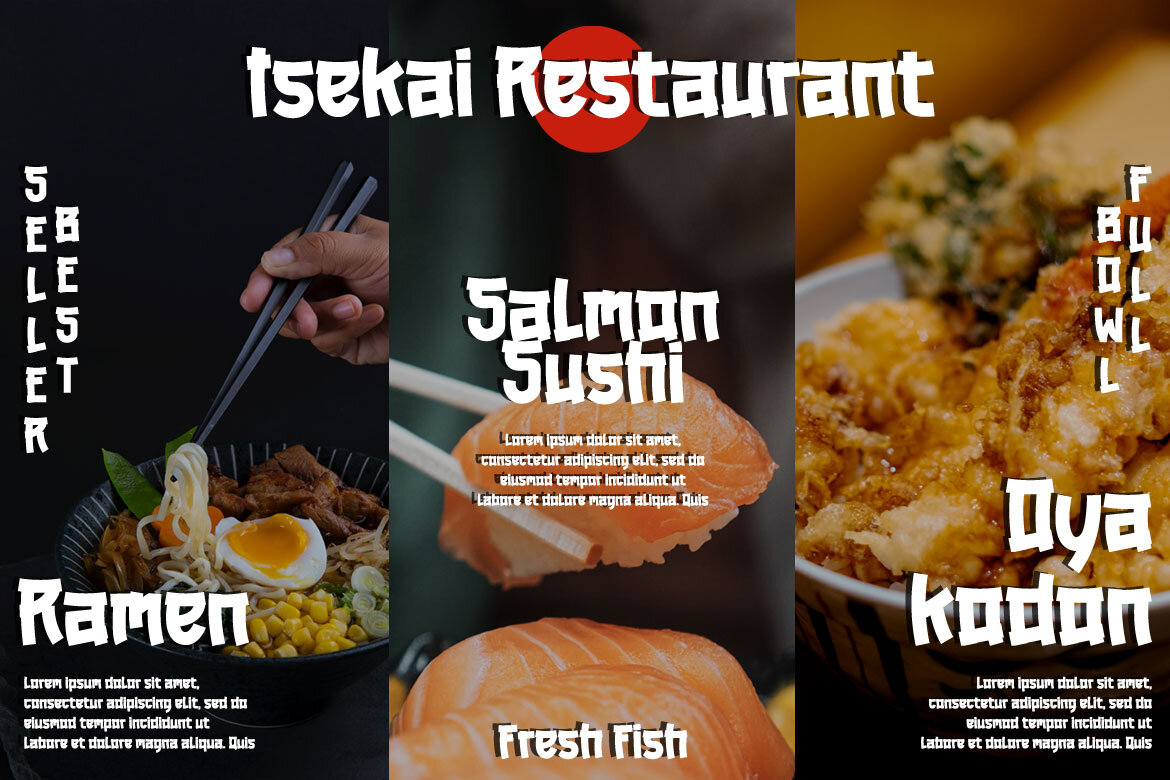 MAREKA - Free Japanese Font - view 3