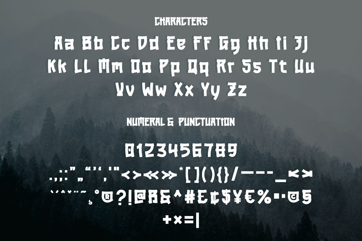 MAREKA - Free Japanese Font - view 8