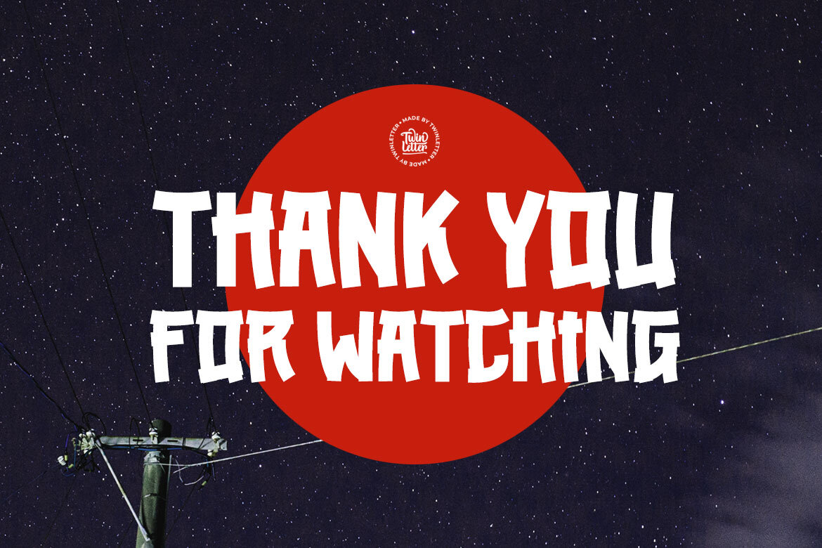 MAREKA - Free Japanese Font alternate