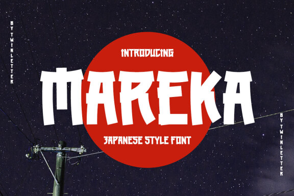 MAREKA - Free Japanese Font