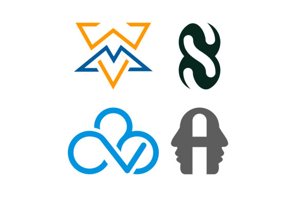 M star 8S 23 cloud A face - Free Logo Shapes