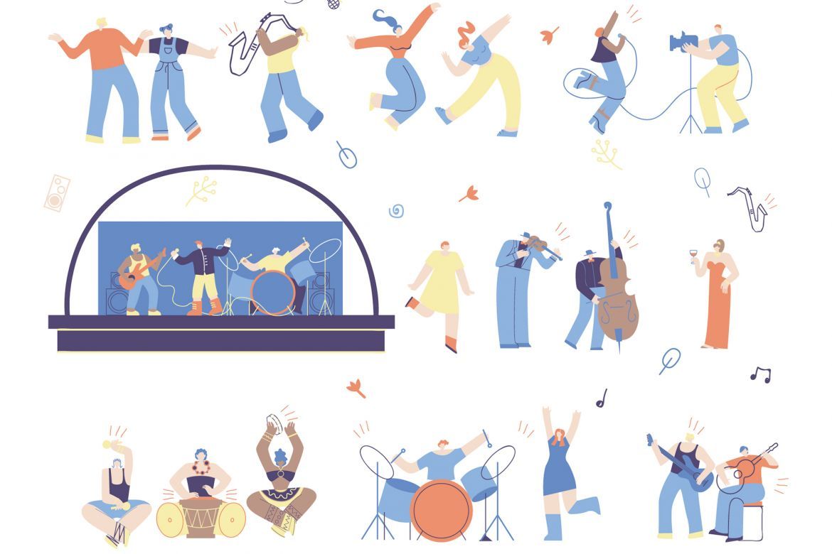 Music Festival Flat Collection alternate