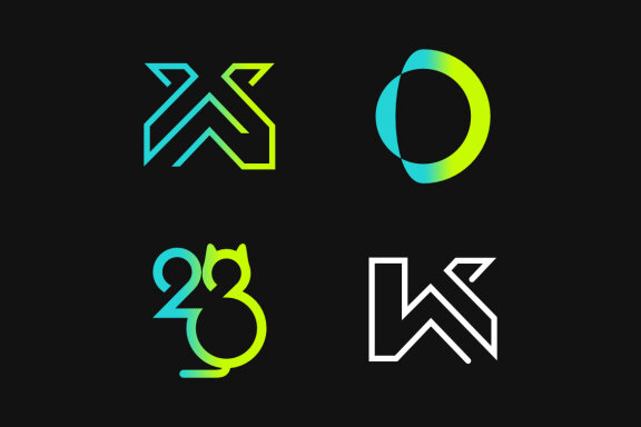 23 W D - Free Logo Shapes