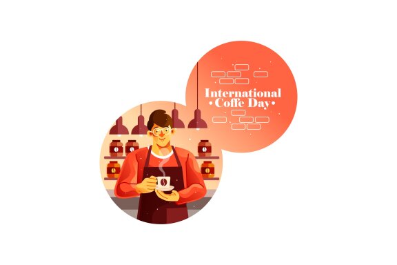 International Coffee Day - Free Illustration