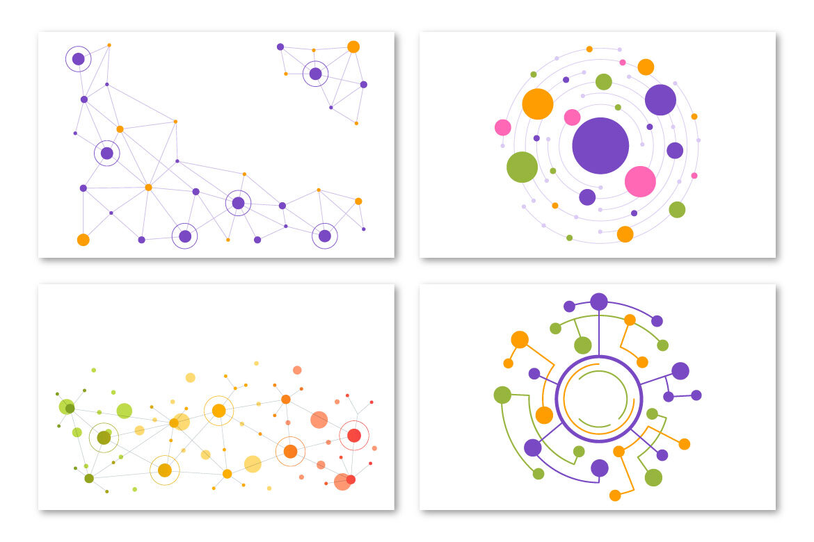 13 Abstract Social Network FREE Illustrations alternate