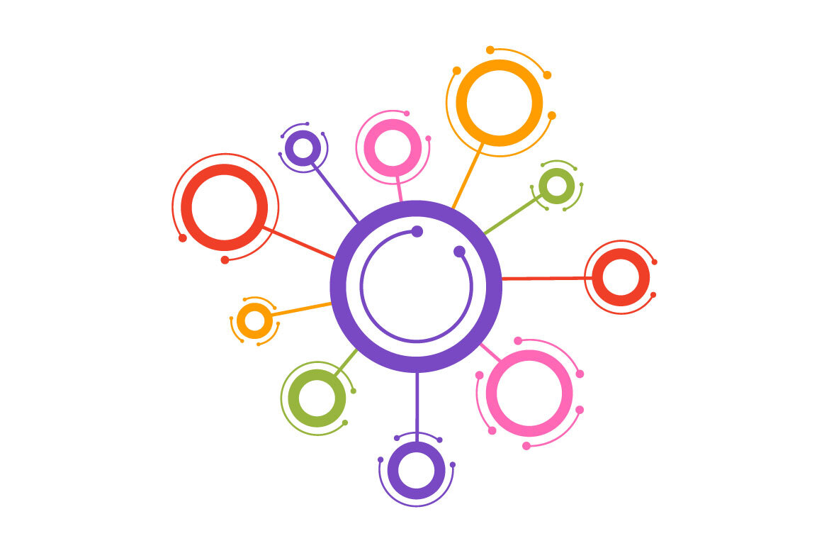 13 Abstract Social Network FREE Illustrations - view 4