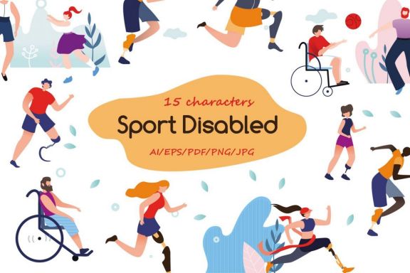 Sport Disabled Flat Collection