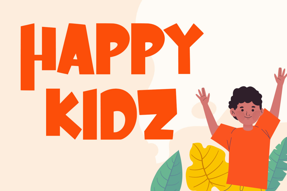 Zona Kidz Playful FREE Font alternate