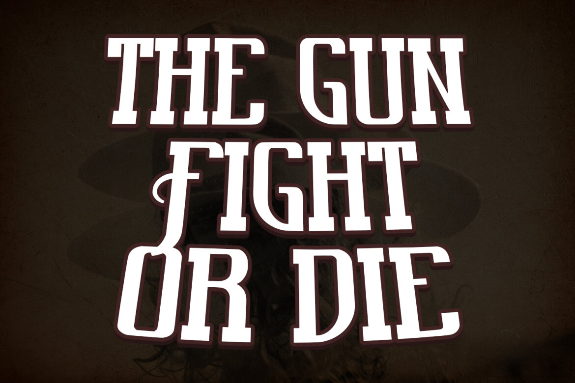 Western Sheriff Western FREE Font - view 5