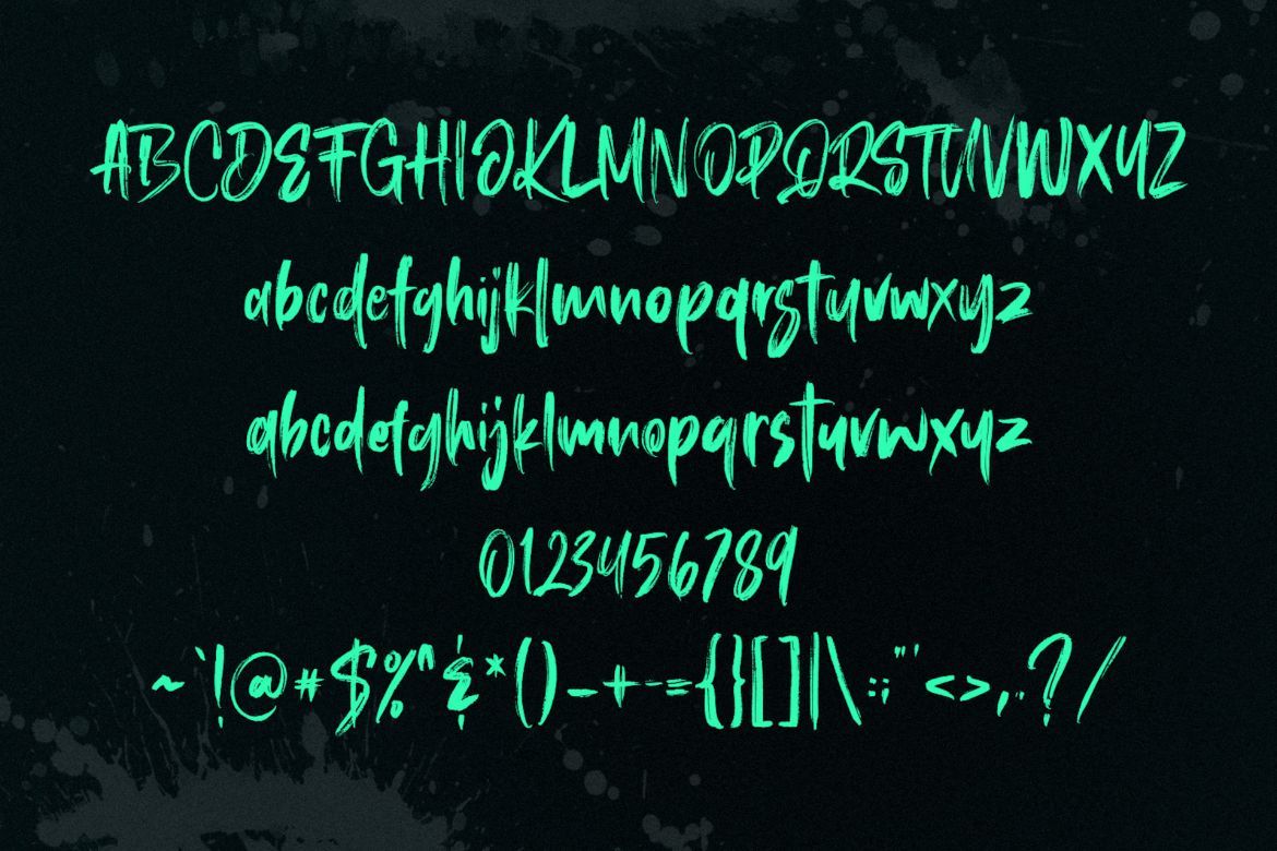 Roosevelt SVG Brush Font - view 9