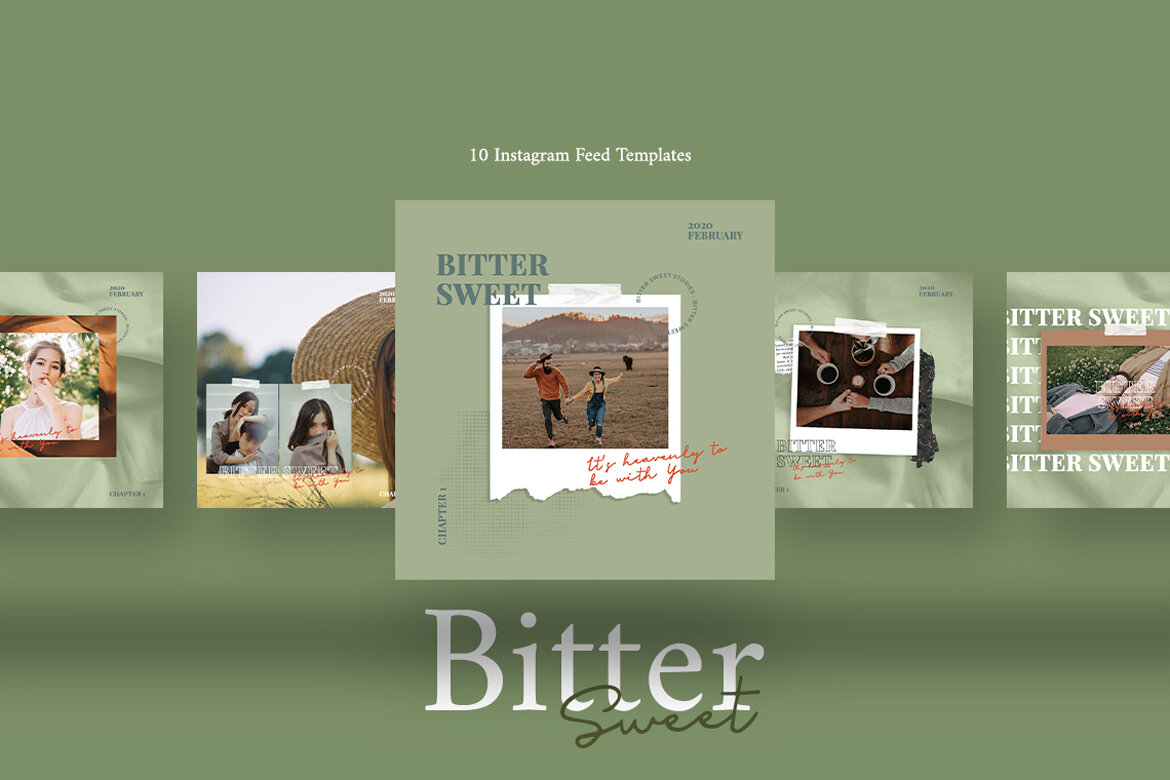 Bitter Sweet - FREE Instagram Templates - view 4