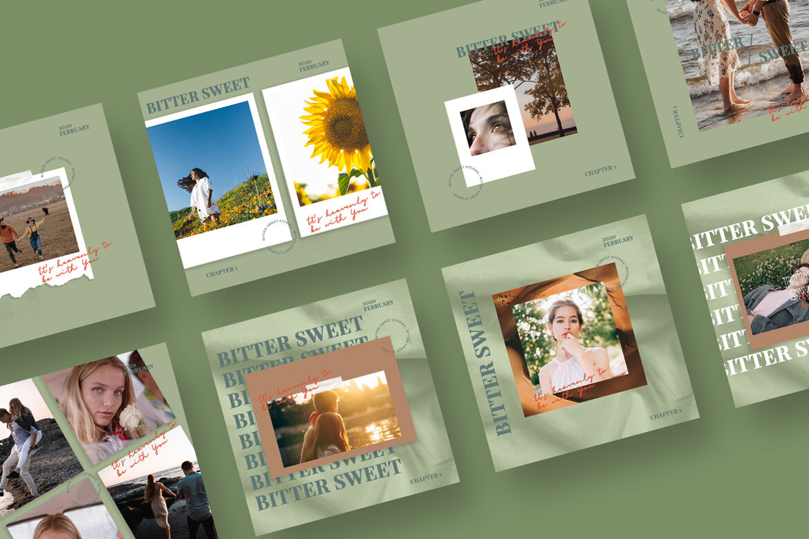 Bitter Sweet - FREE Instagram Templates - view 3