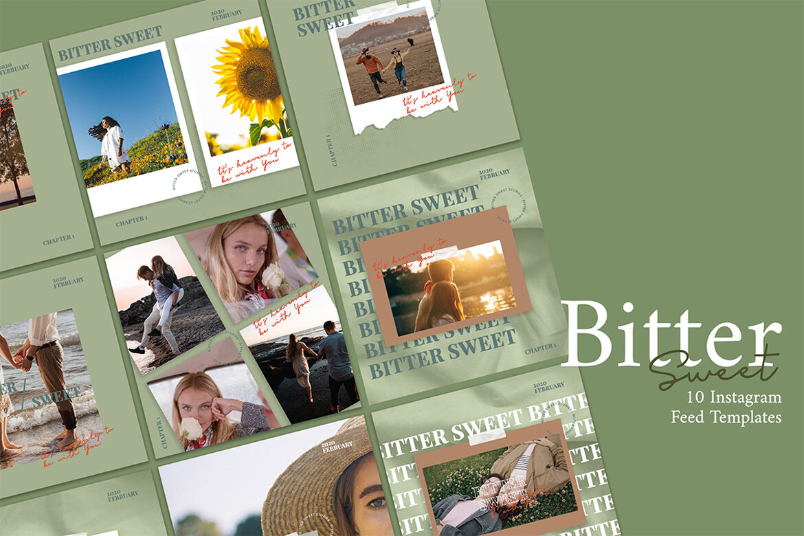 Bitter Sweet - FREE Instagram Templates alternate