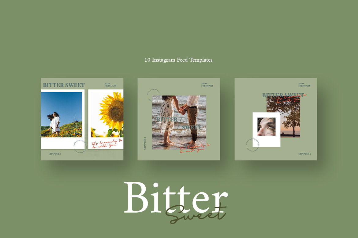 Bitter Sweet - FREE Instagram Templates - view 5