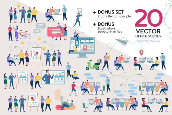 Office People Scenes