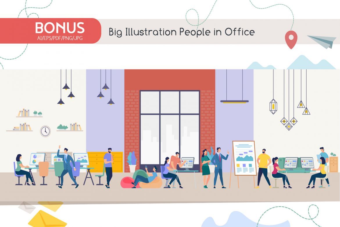 Office People Scenes - view 3