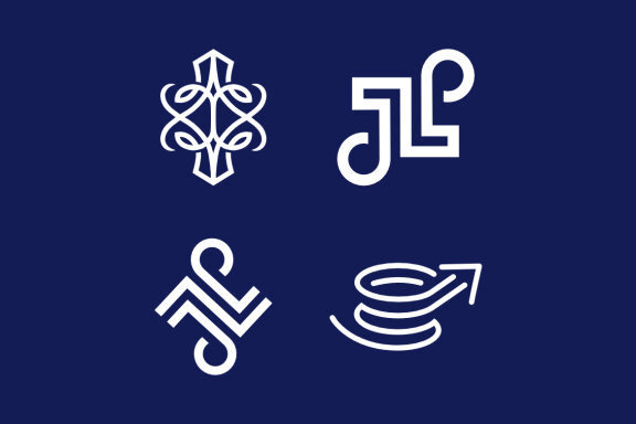 ornament JL S infinity coin chain - Free Logo Shapes