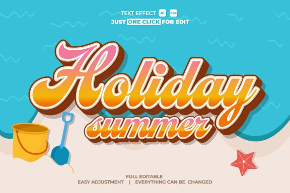 Summer Event - Free Text Effect