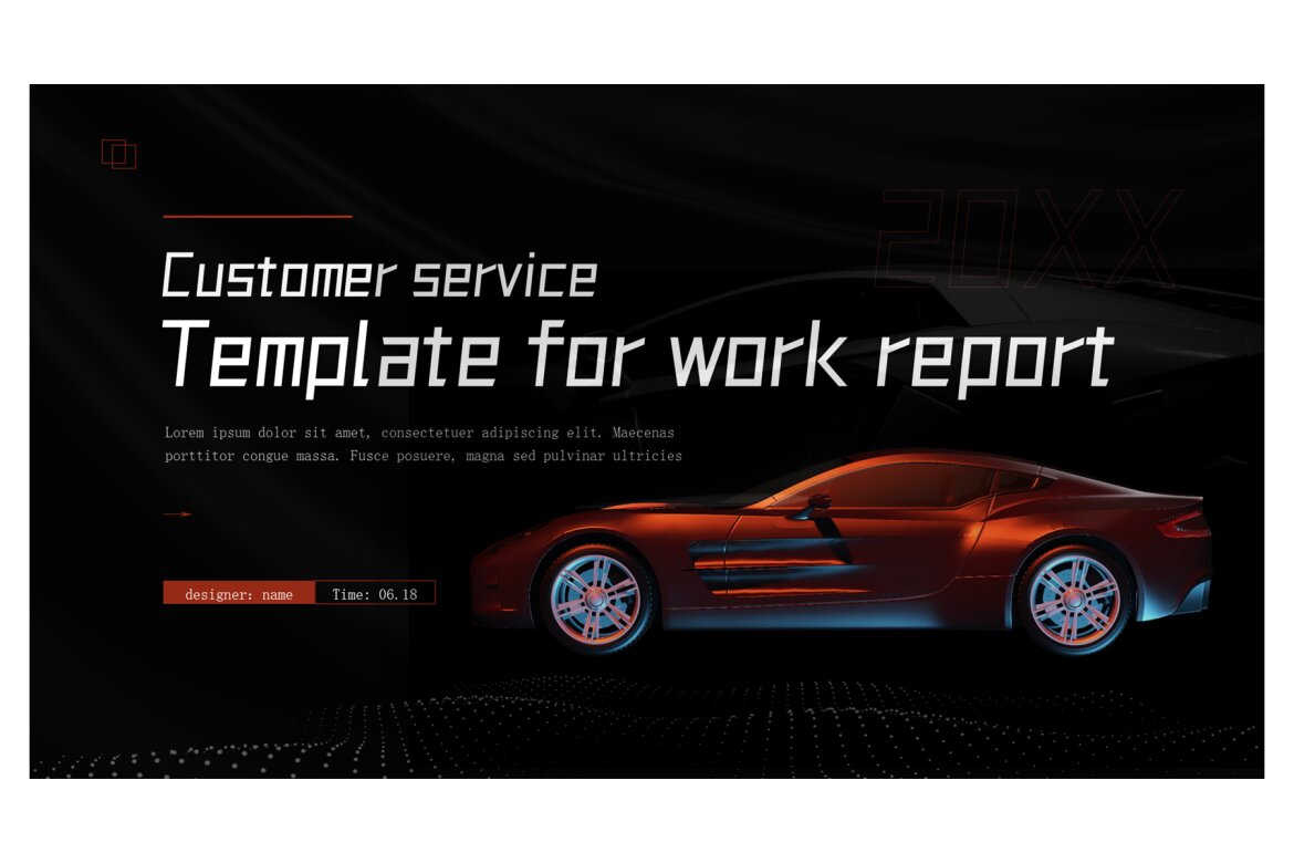 Business Customer Service - Free Powerpint Template alt