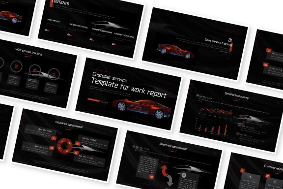 Business Customer Service - Free Powerpint Template