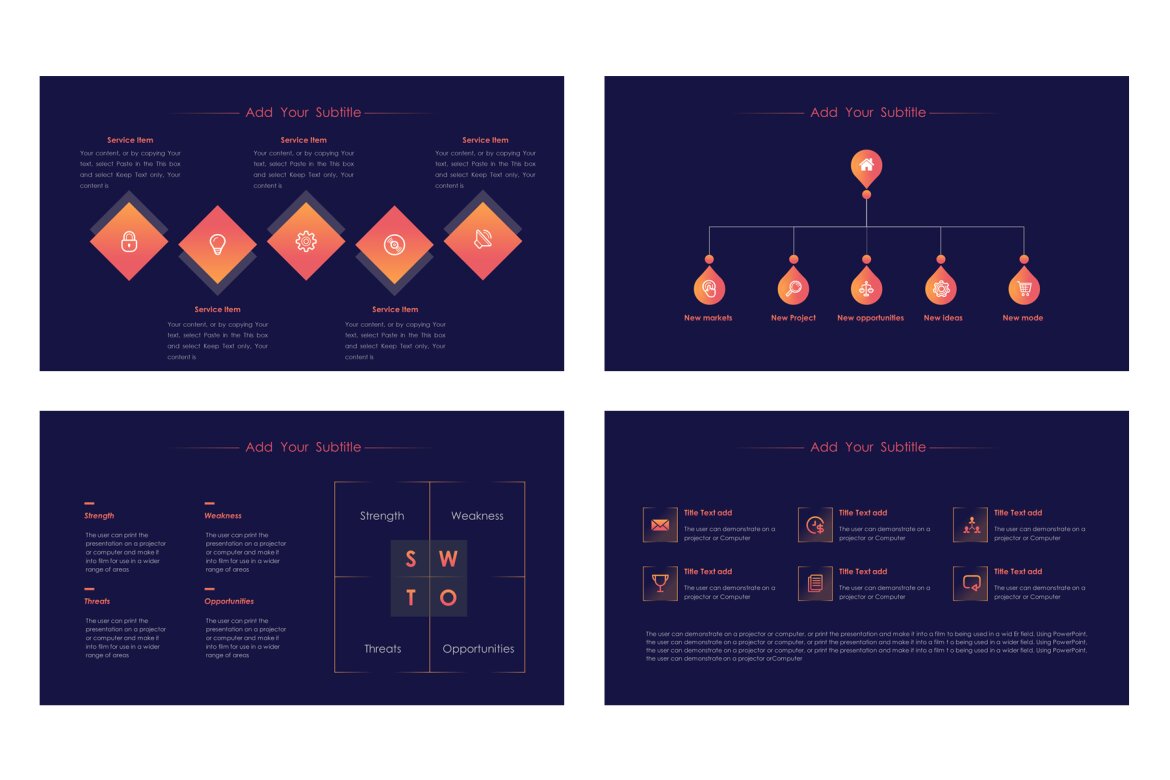 SLIDE4 - Free Powerpint Template - view 8