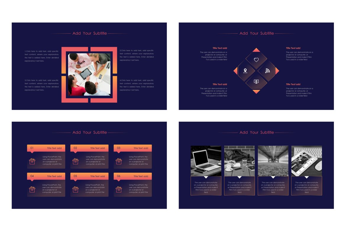 SLIDE4 - Free Powerpint Template - view 14