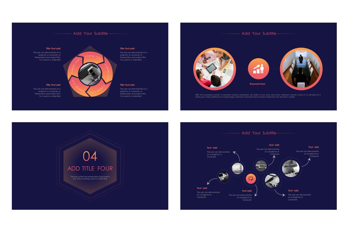 SLIDE4 - Free Powerpint Template - view 13