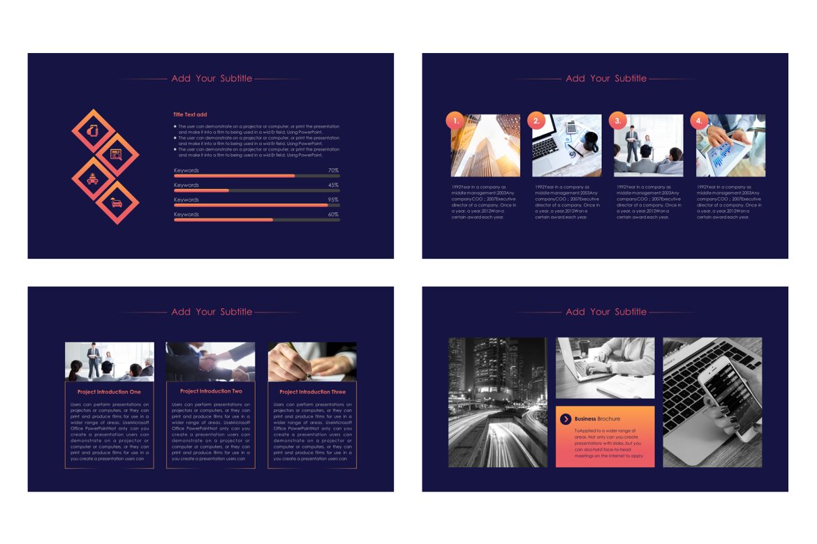 SLIDE4 - Free Powerpint Template - view 12
