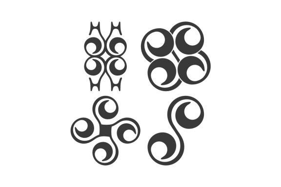 Tails S ornament - Free Logo Shapes