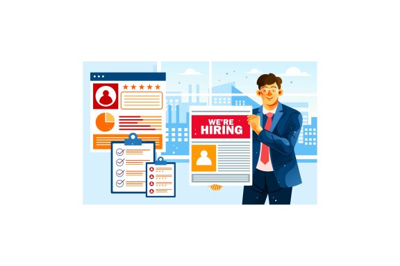 Companies Open Job Vacancy - Free Illustration