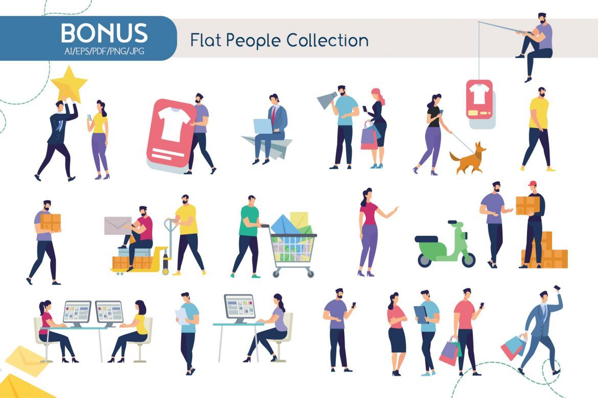 Online Shopping Flat Collection alternate